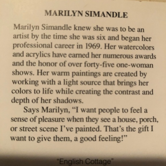 Art In Motion 'Pansies Topiary' Print and ‘English Cottage’ print - Picture 6 of 14